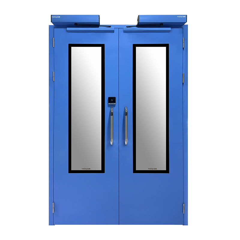 Automatisk slagdør i stål