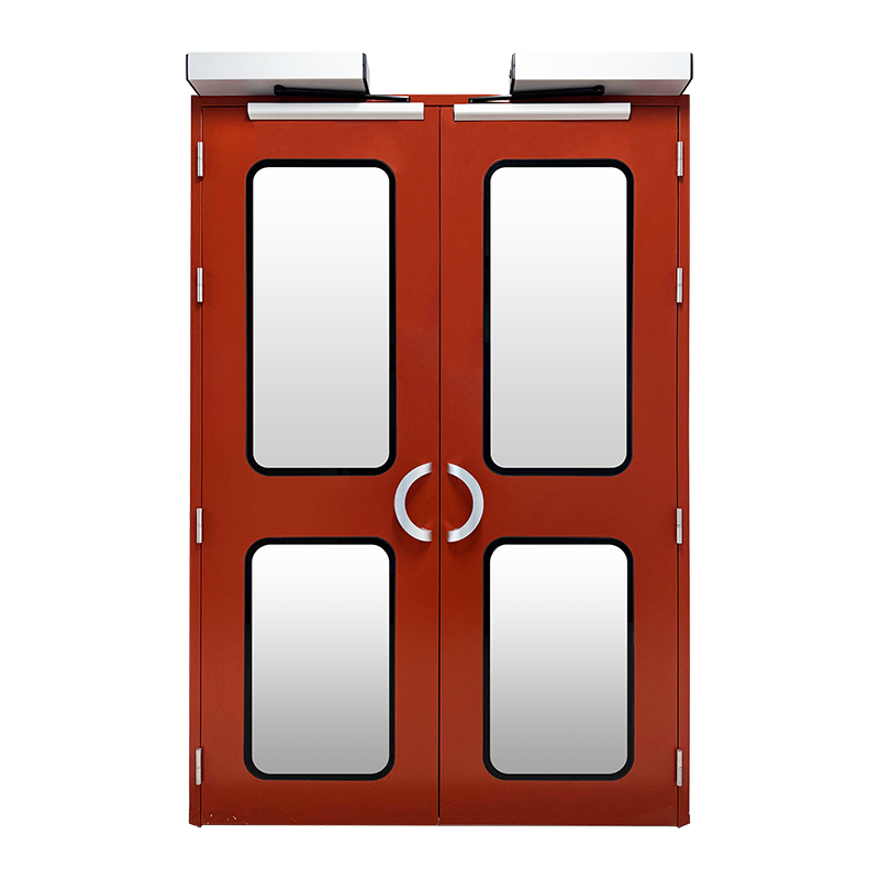 Automatisk slagdør i stål