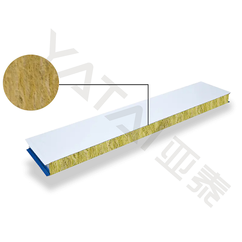 Maskinlaget steinullsandwichpanel